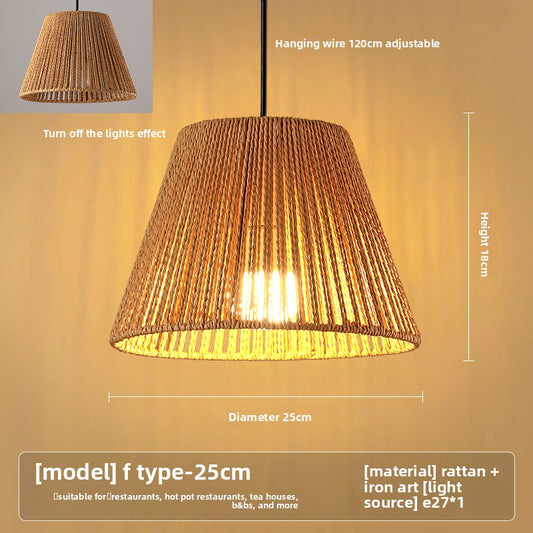 hemp rope lamp