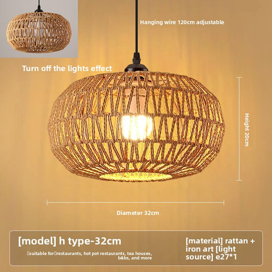 hemp rope lamp