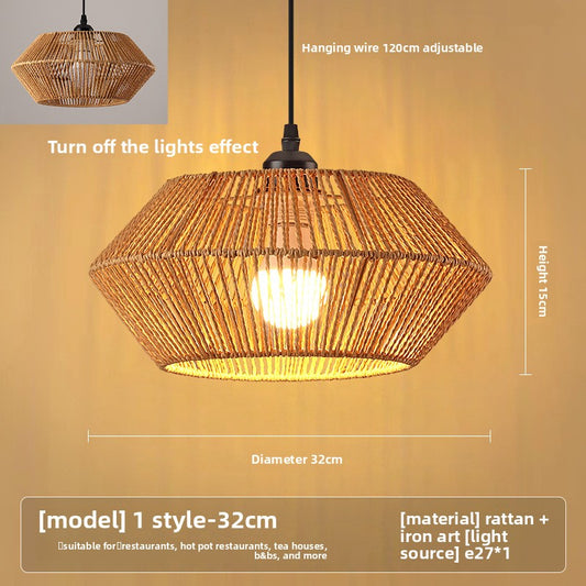 hemp rope lamp