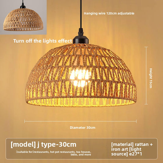 hemp rope lamp