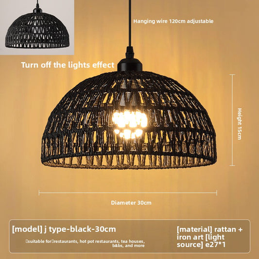 hemp rope lamp