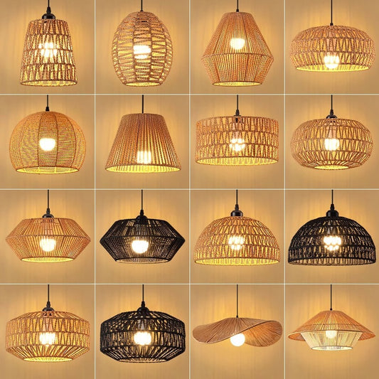 hemp rope lamp