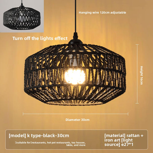 hemp rope lamp