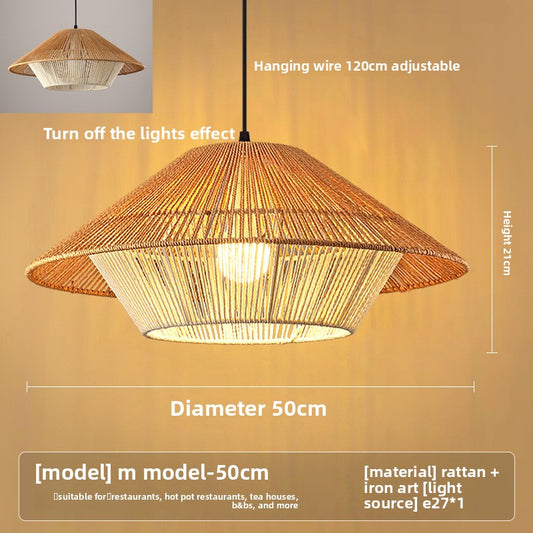 hemp rope lamp