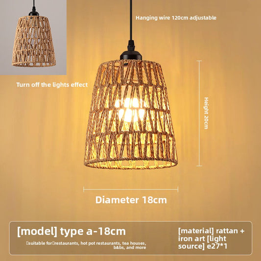 hemp rope lamp