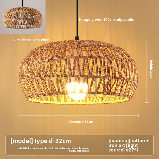hemp rope lamp