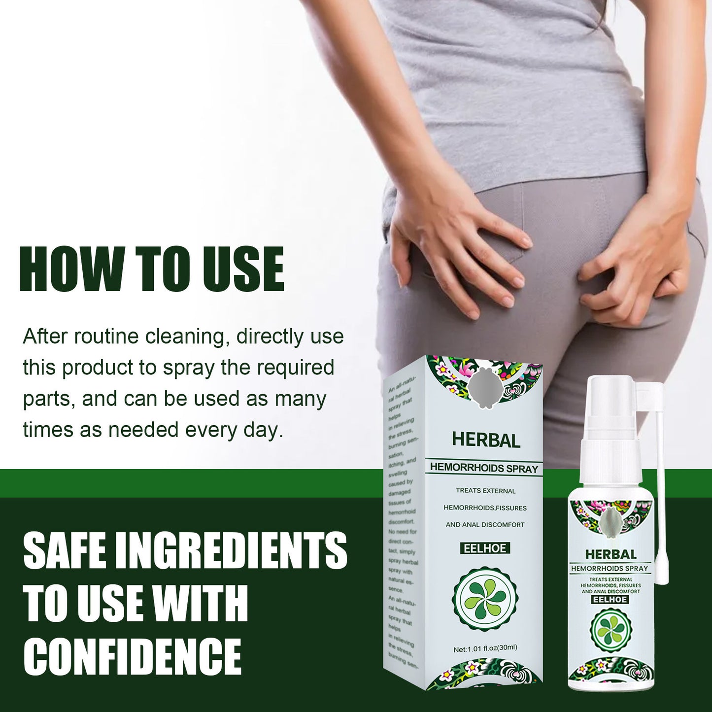 Herbal Anal Discomfort Relief Spray