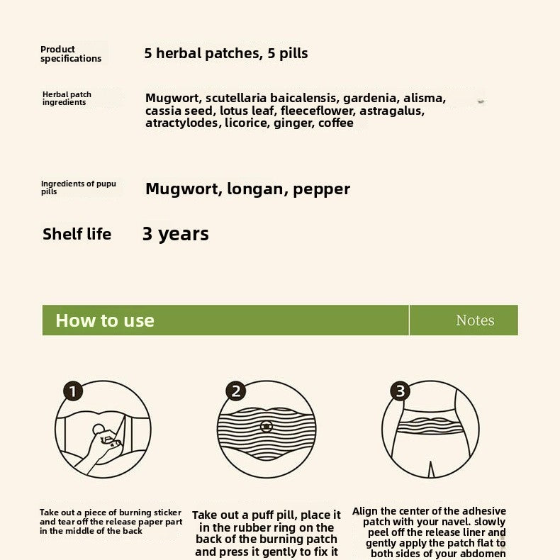 Herbal Belly-Warming Patch