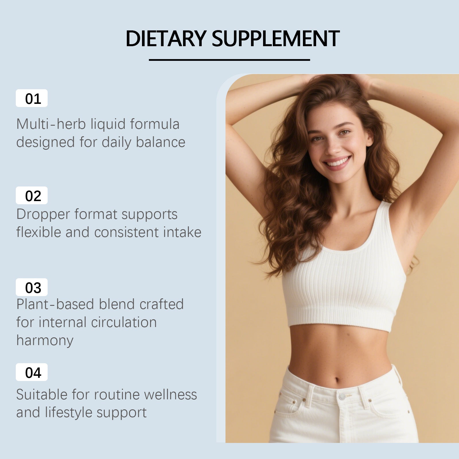 Herbal Body Care Supplement Drops