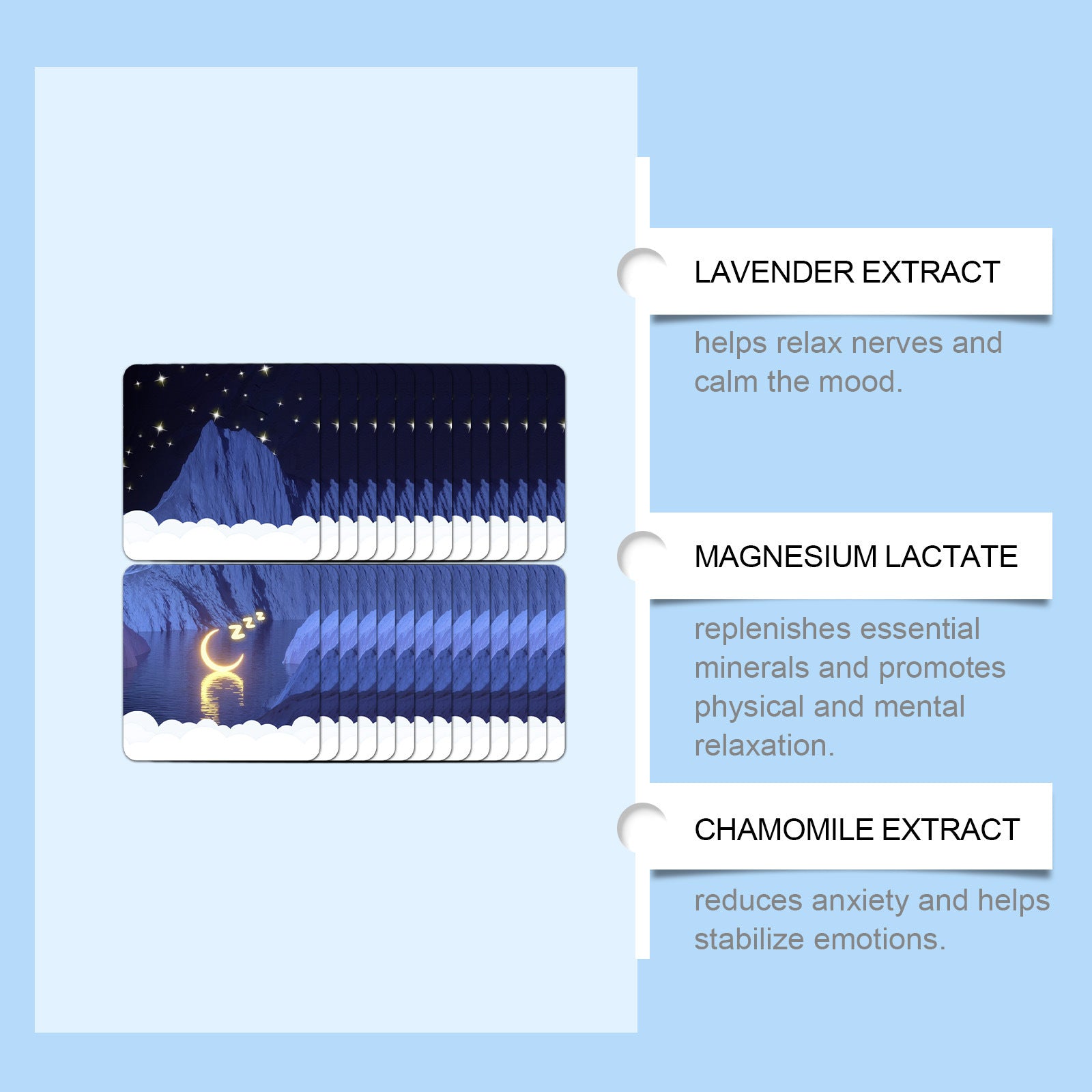 Herbal Scented Body Care Night Patches