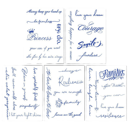 Herbal Semi-Permanent Tattoo Stickers