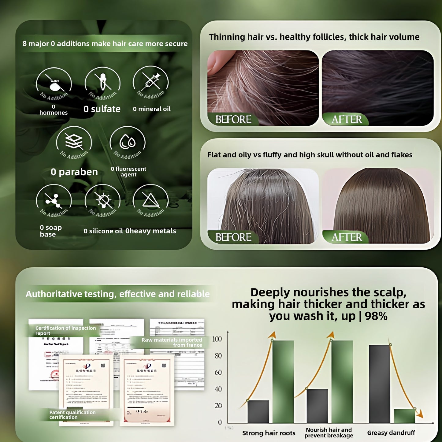Herbal Shampoo Soap for Hair Care