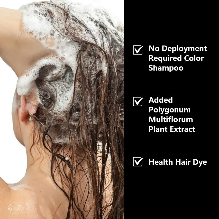 Herbal Temporary Hair Dye Shampoo 3in1