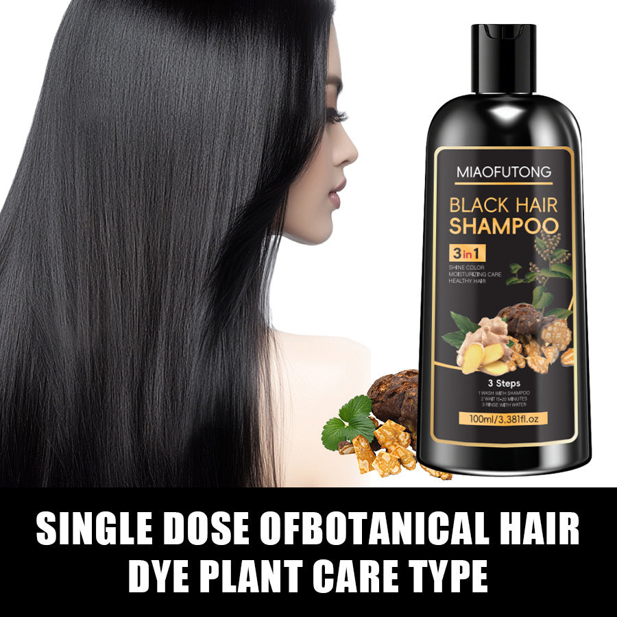 Herbal Temporary Hair Dye Shampoo 3in1
