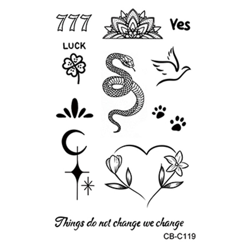 Herbal Temporary Tattoo