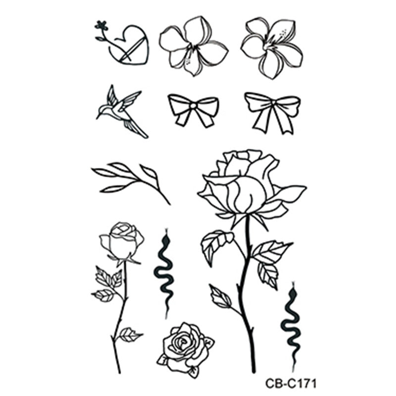 Herbal Temporary Tattoo
