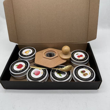 Hexagon and UFO Wooden Cocktail Smoker Kit with Accessories