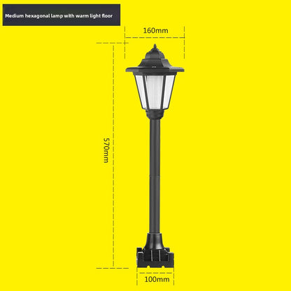 Hexagon Solar Garden Lights Outdoor Lighting