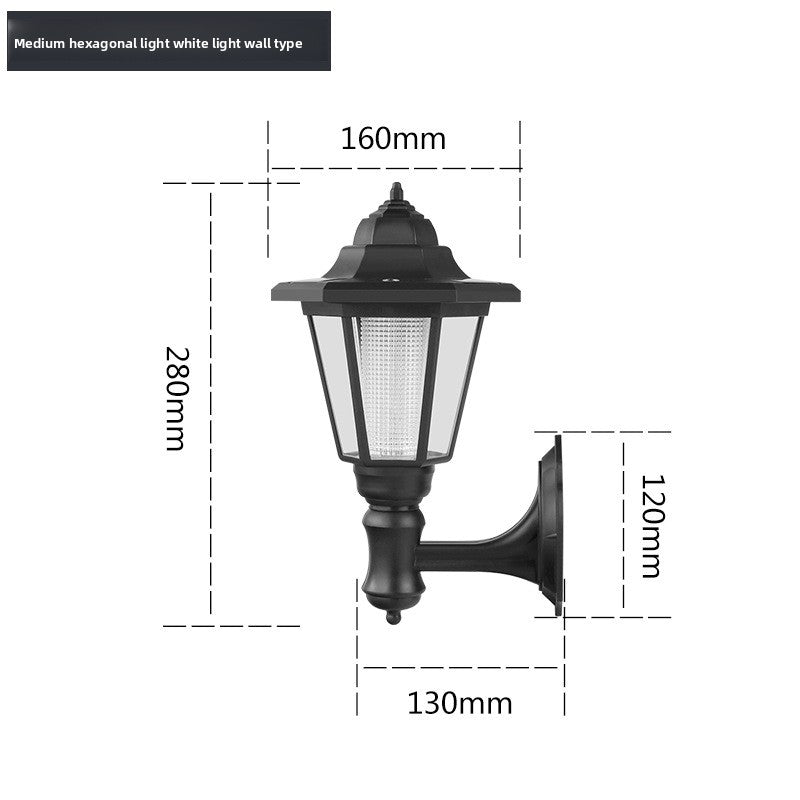 Hexagon Solar Garden Lights Outdoor Lighting