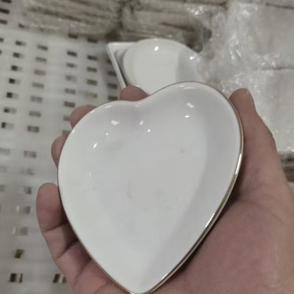 Hexagonal Ceramic Jewelry Display Tray