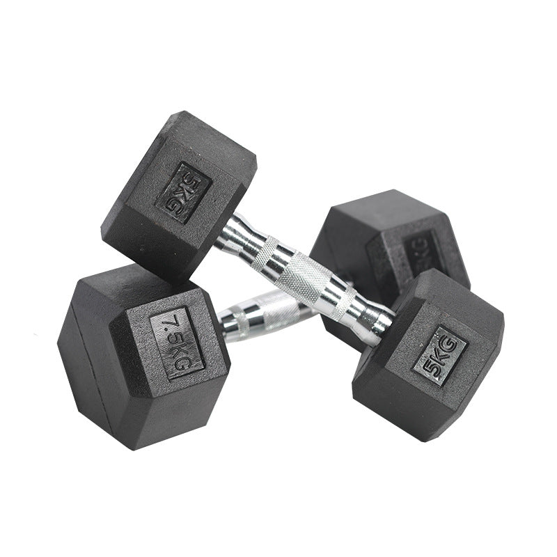 Hexagonal Coated Dumbbell