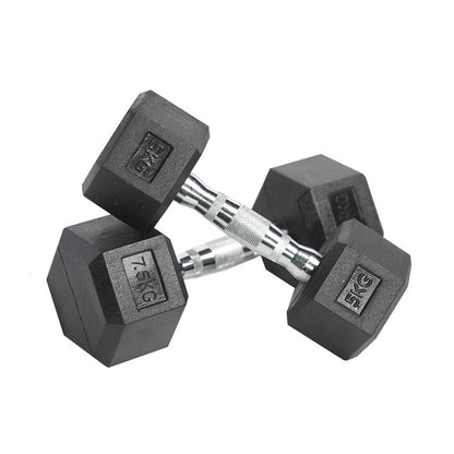 Hexagonal Coated Dumbbell
