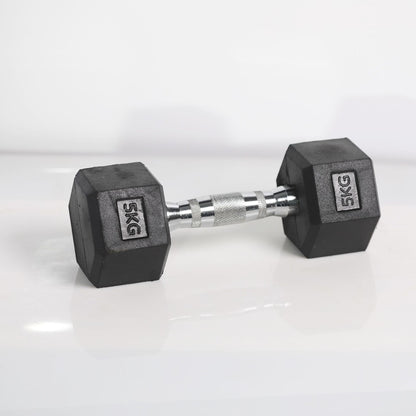Hexagonal Coated Dumbbell