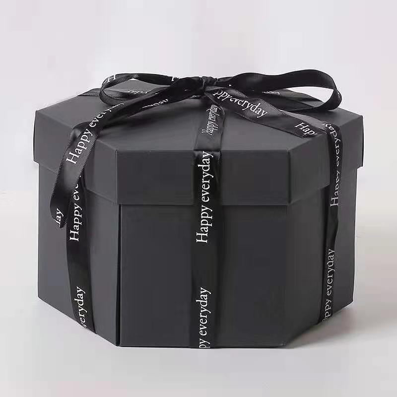 Hexagonal DIY Explosion Photo Album Gift Box