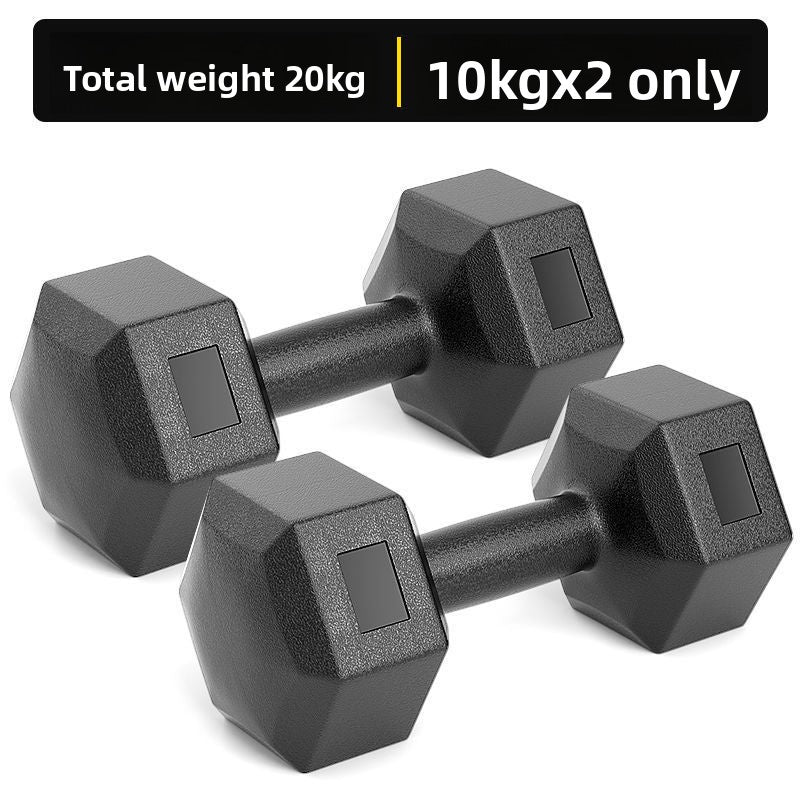 Hexagonal Fitness Dumbbells