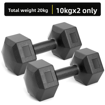 Hexagonal Fitness Dumbbells