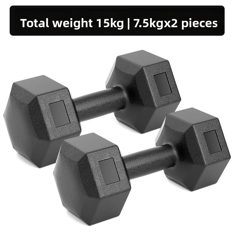Hexagonal Fitness Dumbbells