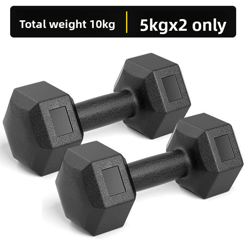 Hexagonal Fitness Dumbbells