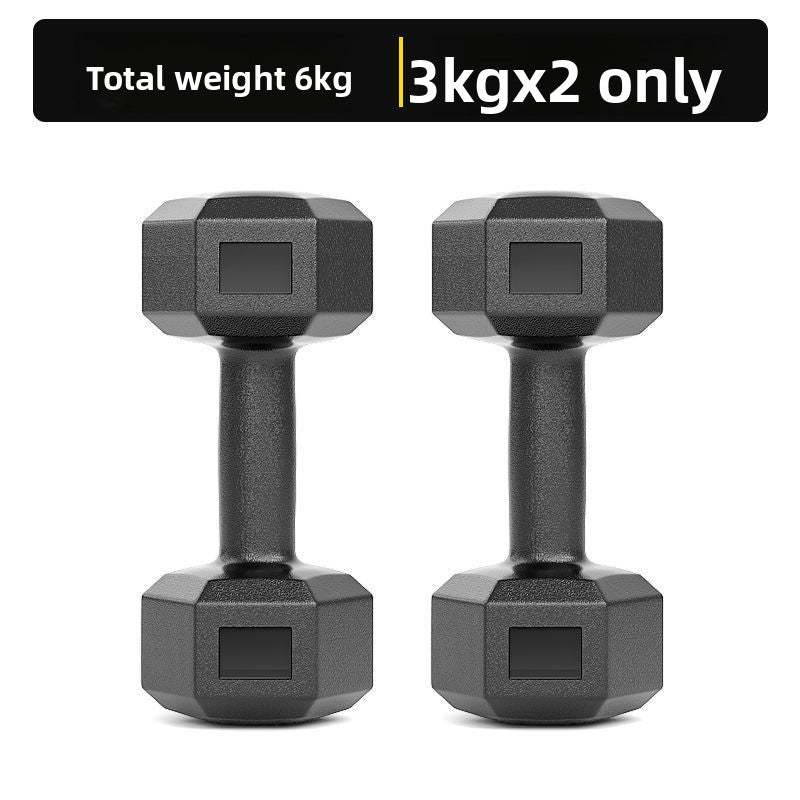 Hexagonal Fitness Dumbbells