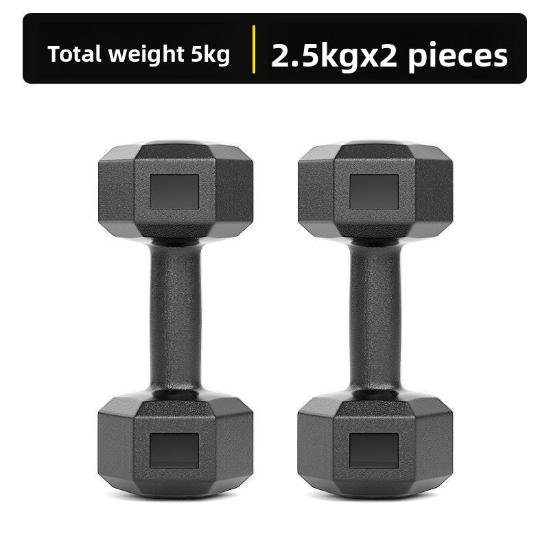Hexagonal Fitness Dumbbells
