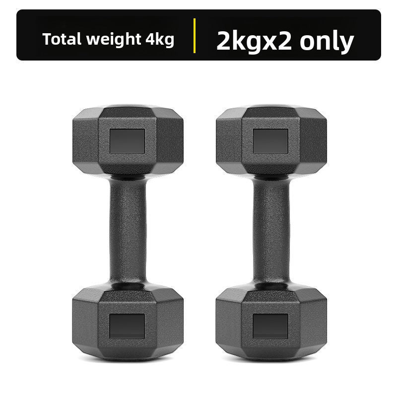 Hexagonal Fitness Dumbbells