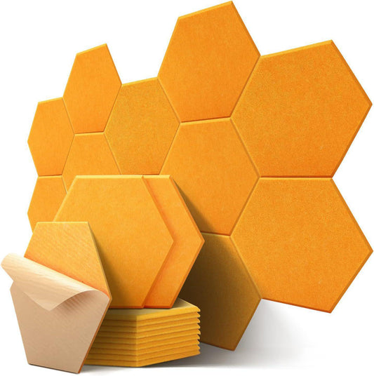 Hexagonal grille acoustic panel