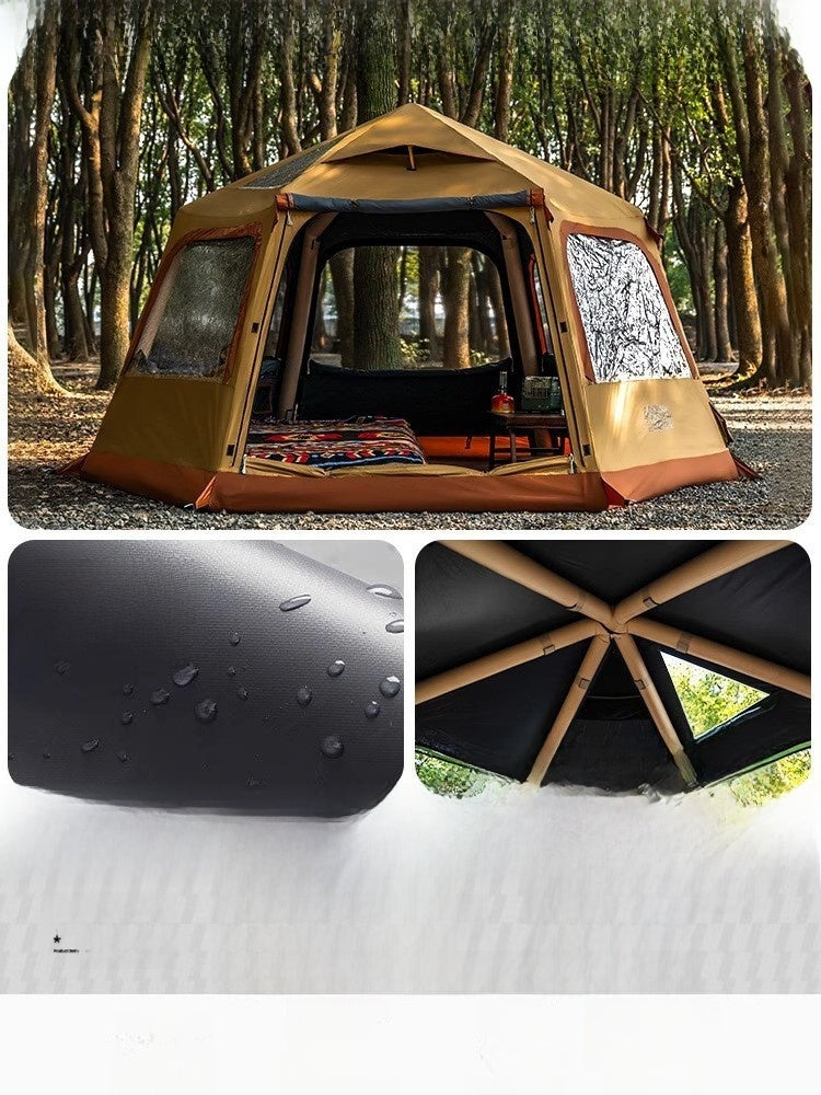 Hexagonal Inflatable Camping Tent