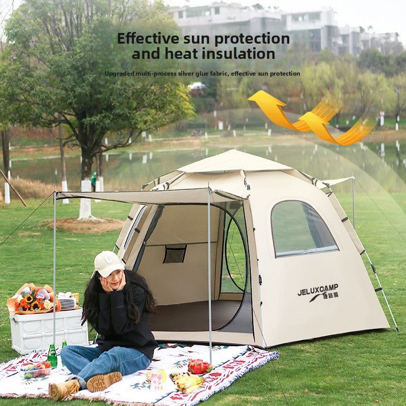 Hexagonal Instant Pop Up Camping Tent