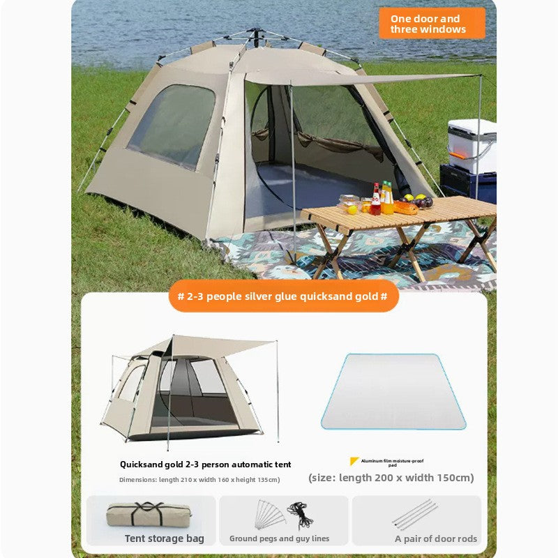 Hexagonal Instant Pop Up Camping Tent