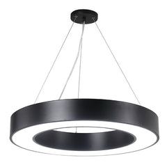 Round white light-black hollow-40cm