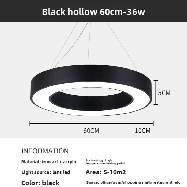 Hexagonal LED Ceiling Light Industrial Style