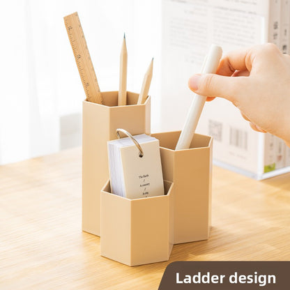 hexagonal pen holder
