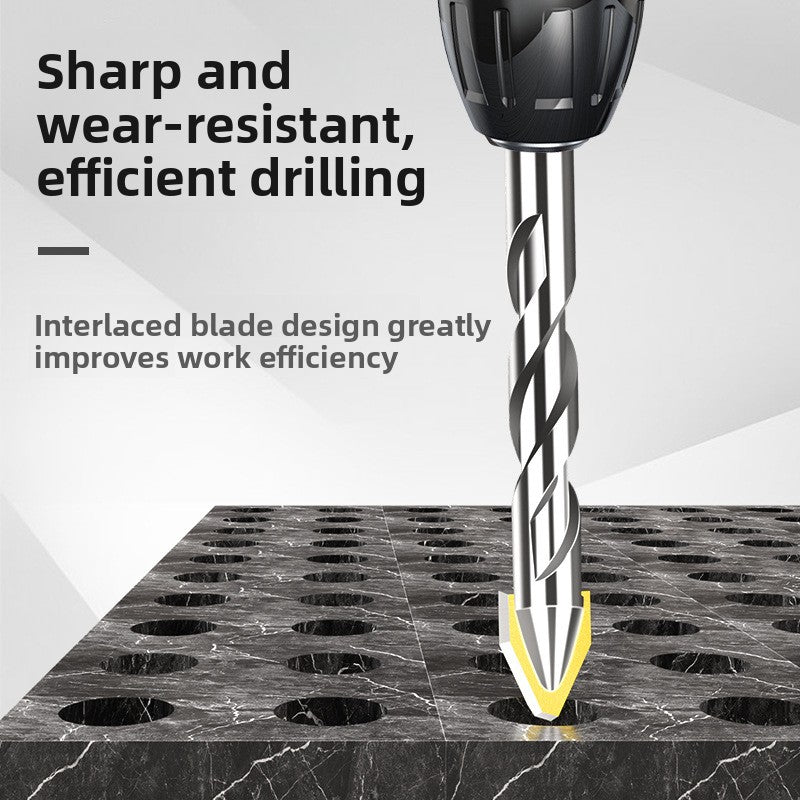 Hexagonal shank eccentric drill