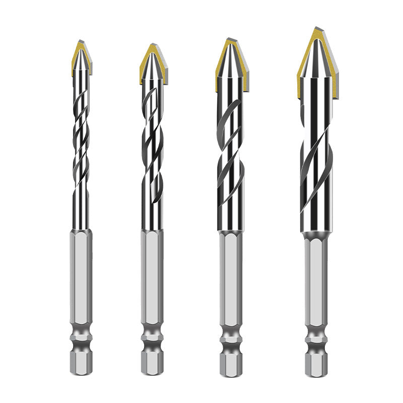 Hexagonal shank eccentric drill
