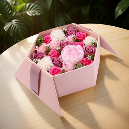 Hexagonal Soap Rose
