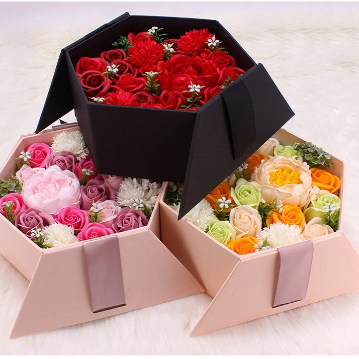 Hexagonal Soap Rose