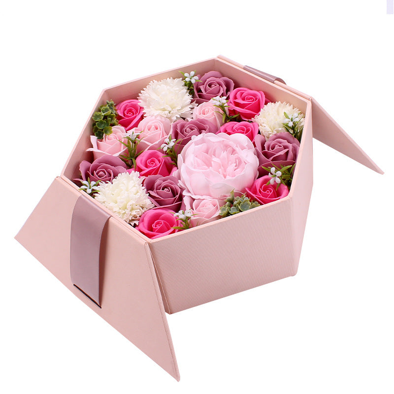 Hexagonal Soap Rose