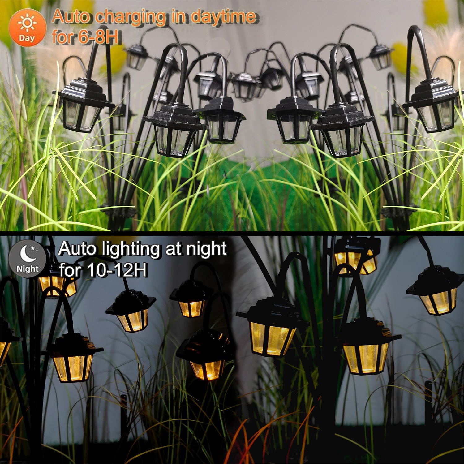 Hexagonal Solar Palace Lantern