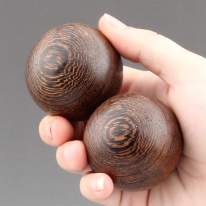 Hexagonal Wood Hand Massage Ball