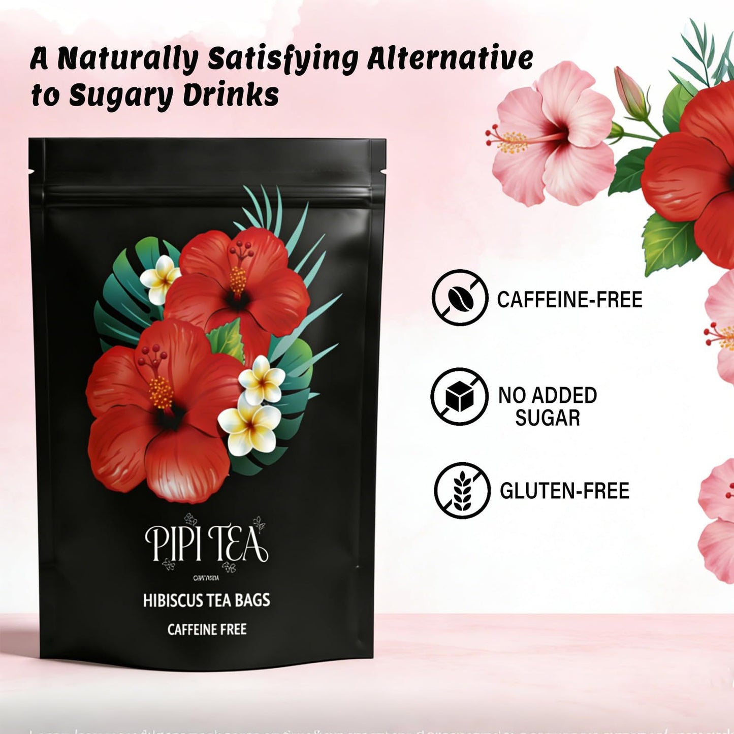 Hibiscus Roselle Flower Tea Bags